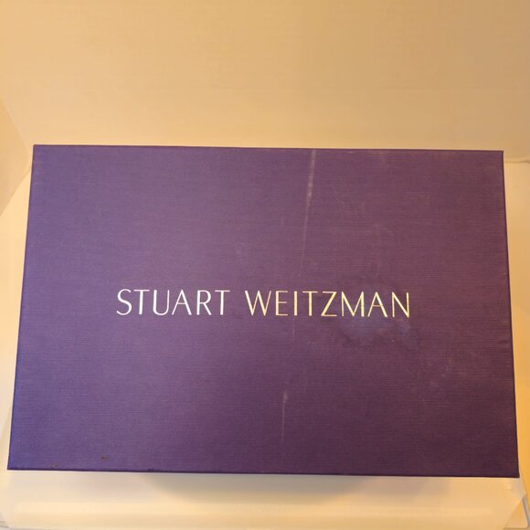 Stuart Weitzman Accesschorus Heeled Sandals Strap Stretc Black Size 6B/36 - Picture 3 of 12